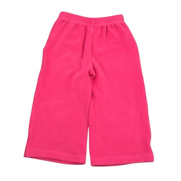 Hanna Andersson Girl's Fleece Pink Pull On Pants Size 90 - Picture 4 of 4